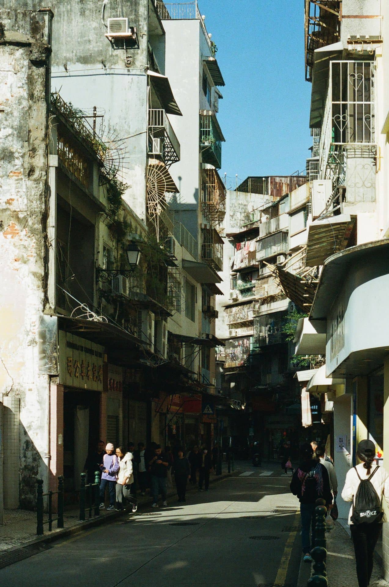 Streets of Macau 35mm film photography