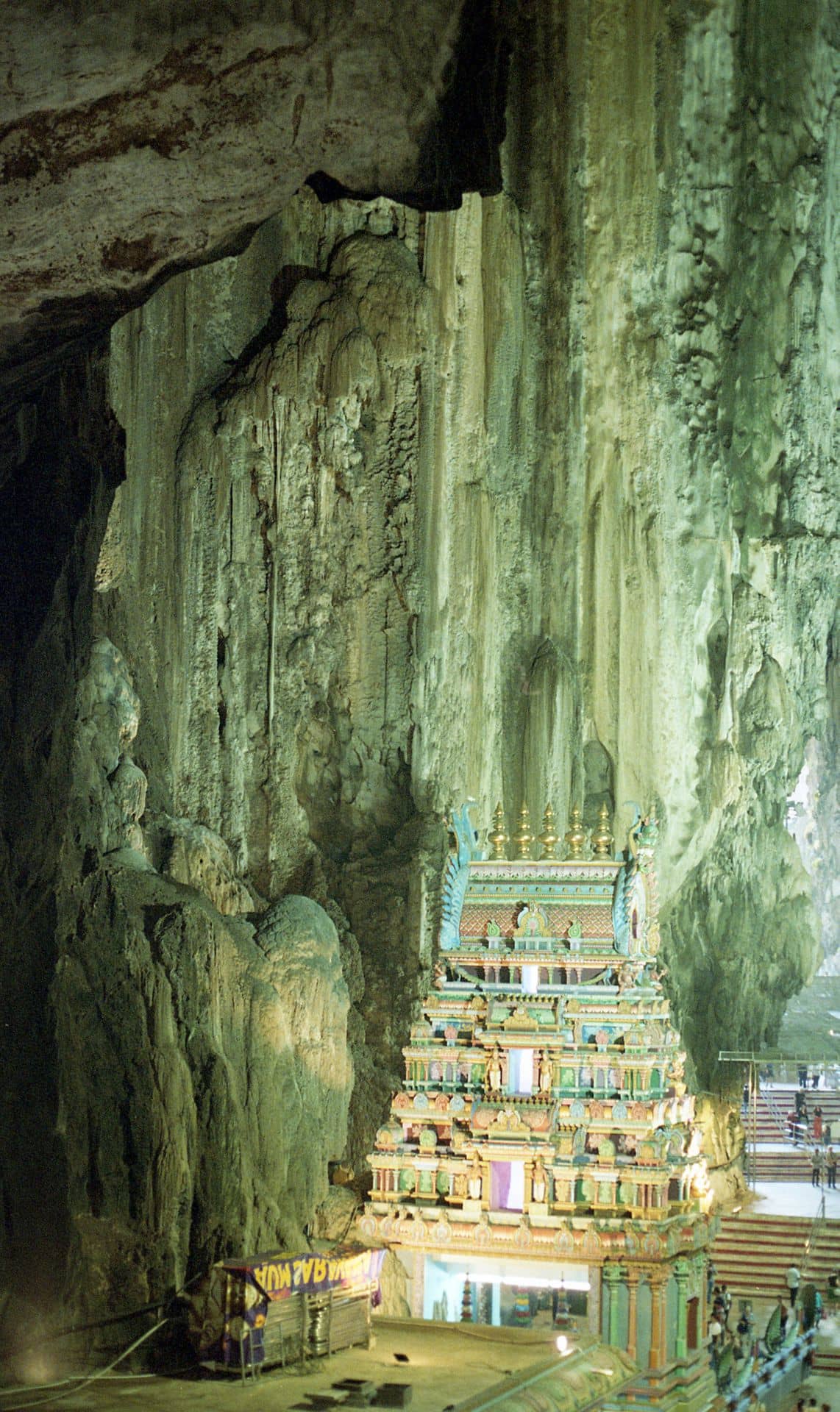 Temple within Batu Caves near Kuala Lumpur Malaysia 35mm film photography